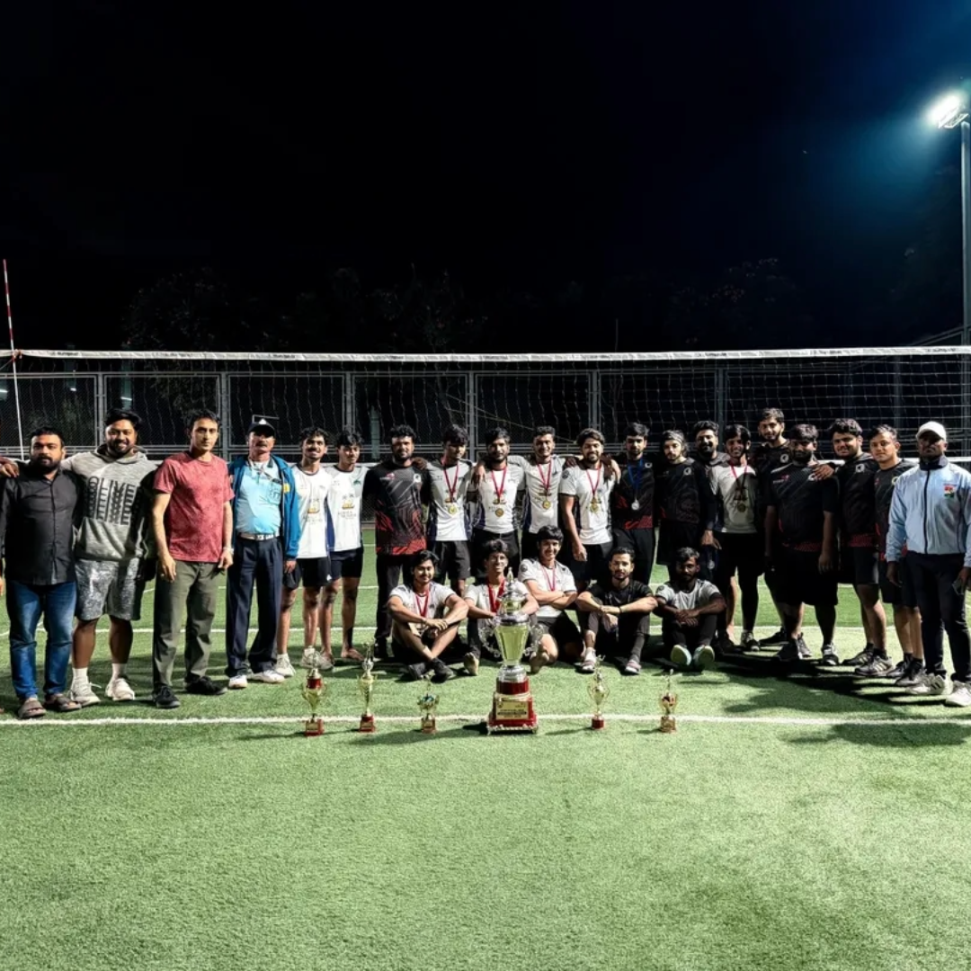 Woxsen Men’s Volleyball League 2025 Concludes with Falcons as Champions and Smash Fighters as Runners-Up
